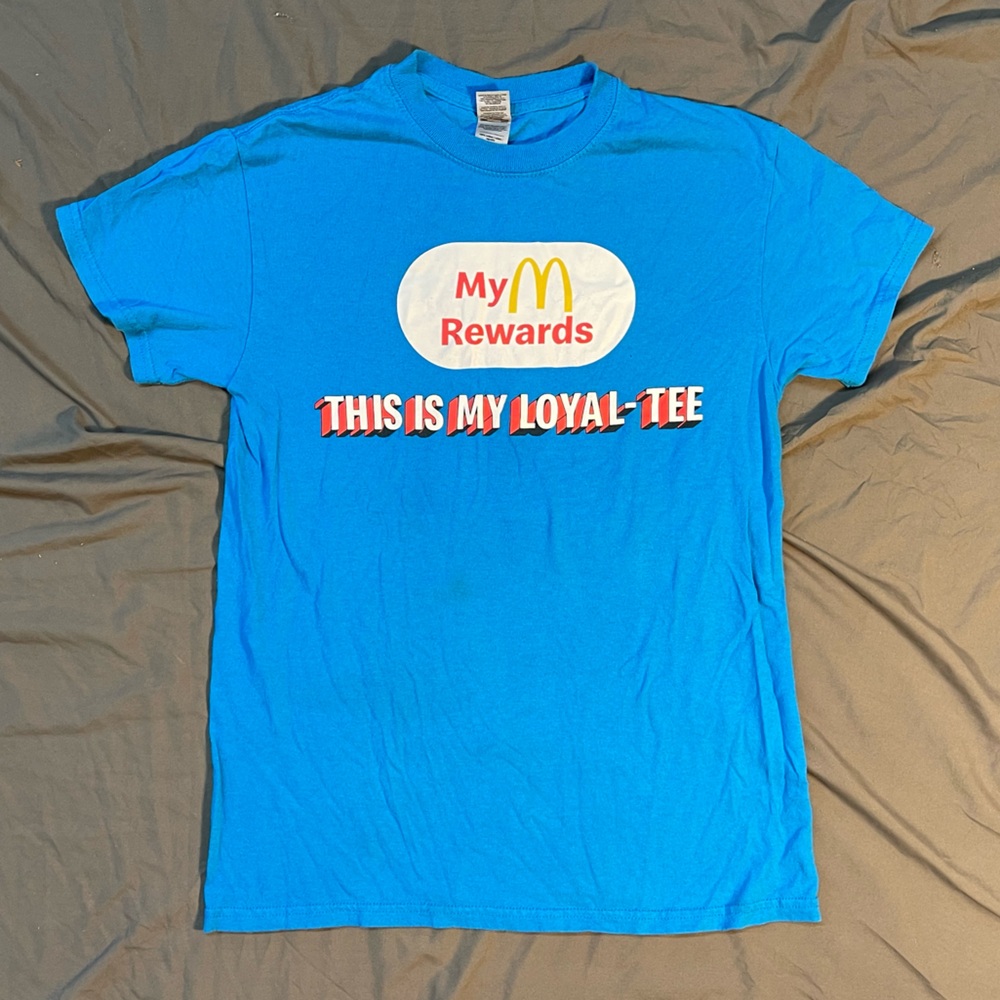 McDonalds My Rewards This Is My Loyal-Tee T-shirt Small